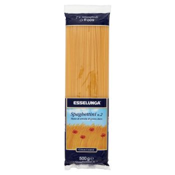 Esselunga, Spaghettini n. 2 durum wheat semolina pasta 500 g