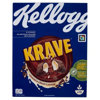 Kellogg's, Krave Cookies & Cream Flavour 375 g