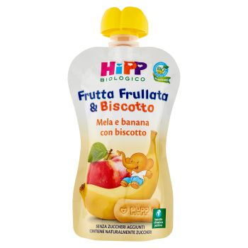 HiPP, Organic Fruit Puree & Apple & Banana Biscuit with Biscuit 90 g