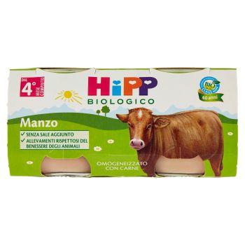 Hipp, organic beef baby food 2x80 g