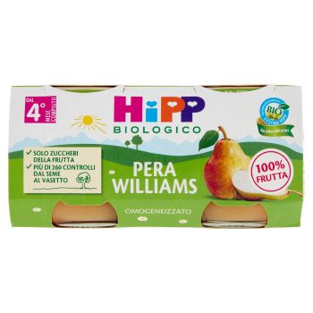 Hipp, organic Williams Pear Homogenized 2x80 g