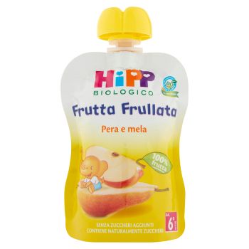 Hipp, Organic pear and apple fruit puree 90 g