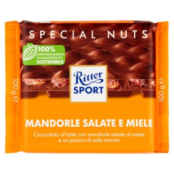Ritter Sport, salted almonds and honey 100 g