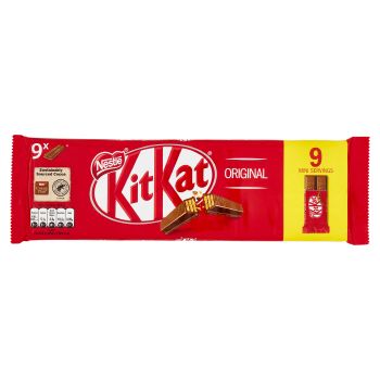 Nestlé KitKat, Milk Chocolate Covered Wafer Snack 9x20.7g