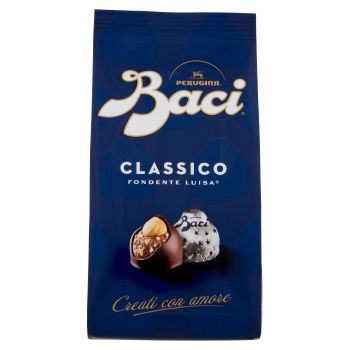 Baci Perugina, Dark Chocolates Filled with Gianduja Bag 125 g