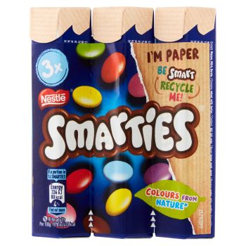 Nestlé, Smarties sugared almonds filled with milk chocolate conf. 3x34 g