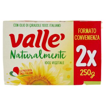 Vallè, Naturally 100% vegetable conf. 2x250 g